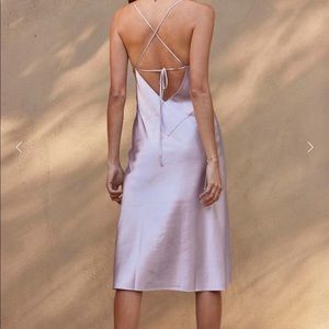 Grace Loves Lace Silky Satin Midi Dusk